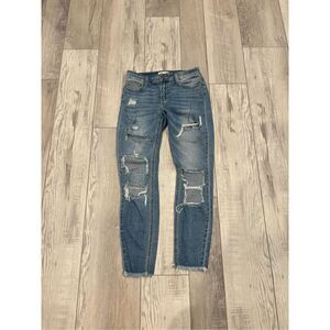 Cello distressed, skinny jeans size 1/25